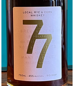 Breuckelen Distilling, 77 Whiskey: Local Rye & Corn